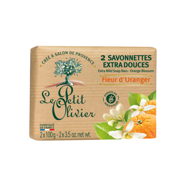 2 Savonnettes Extra Douces Fleur...