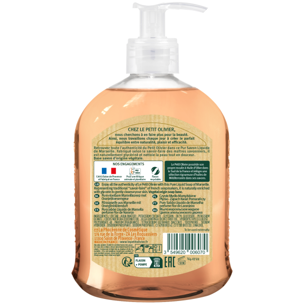 Pur Savon Liquide de Marseille Parfum...