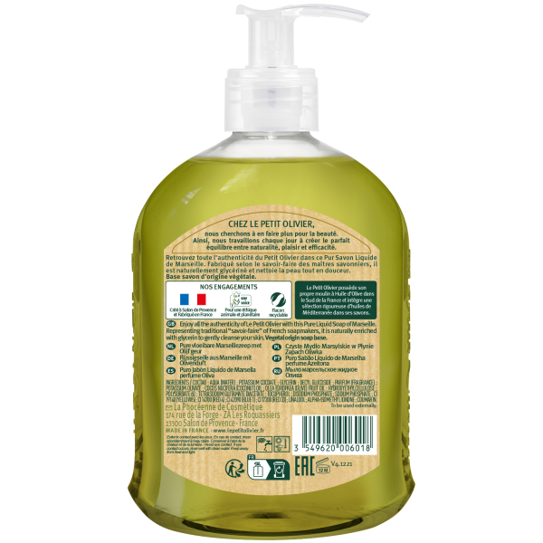 Pur Savon Liquide de Marseille Parfum...