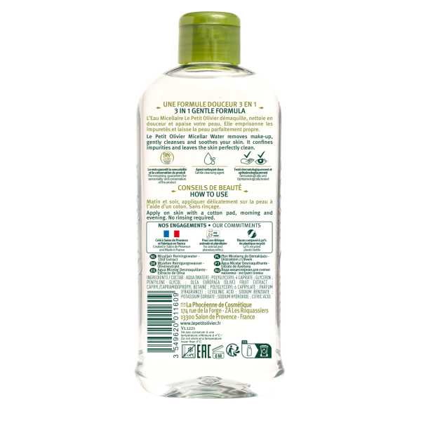 Eau Micellaire Démaquillante -...