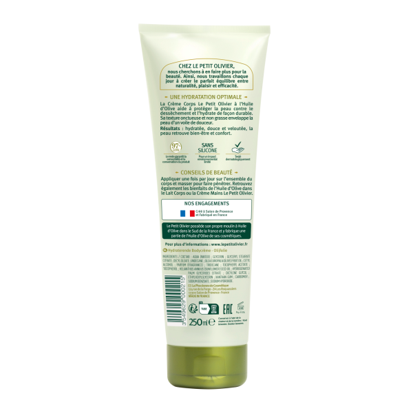 Crème Corps Hydratante - Huile d''Olive - 250ml 2