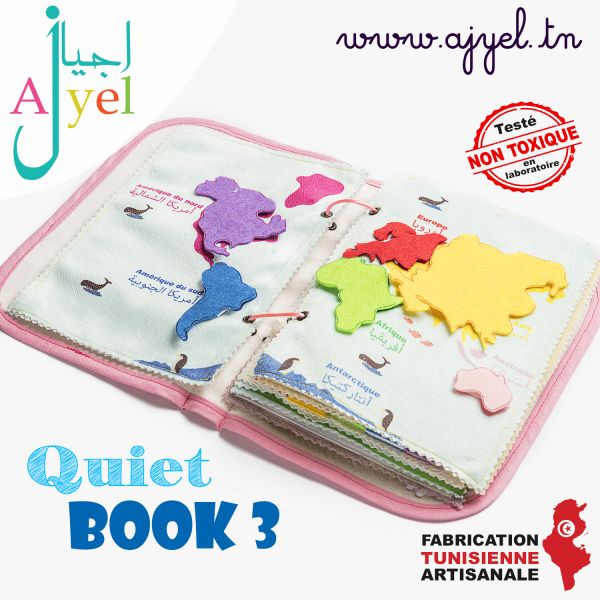 Quiet Book 3: Livre en tissu avec de...
