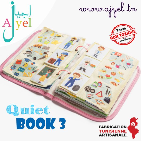 Quiet Book 3: Fabric book with many...