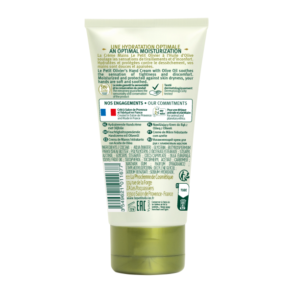 Crème Mains Hydratante - Huile...