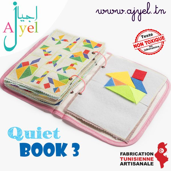 Quiet Book 3: Livre en tissu avec de...