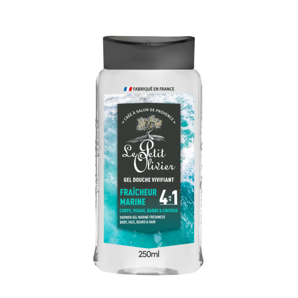 Gel Douche Fraîcheur Marine 4 en 1...