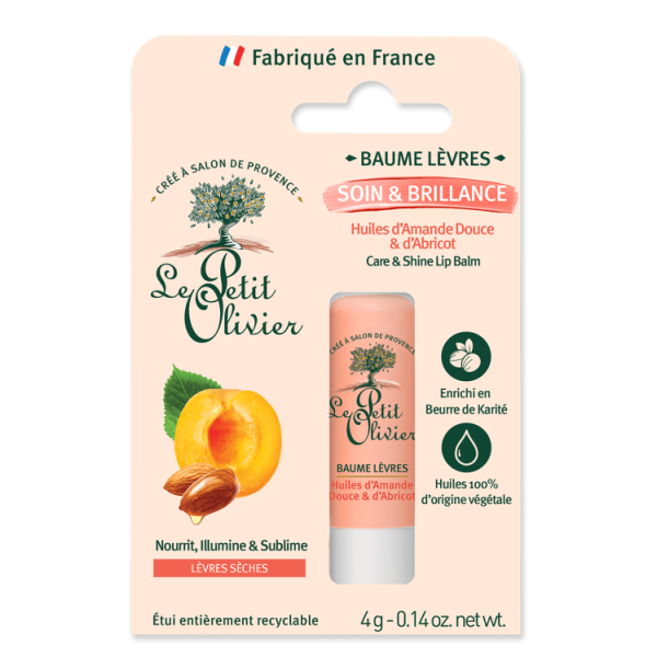 Baume Lèvres - Huiles d'Abricot &...