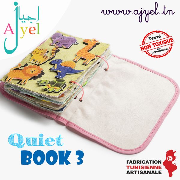Quiet Book 3: Fabric book with many...