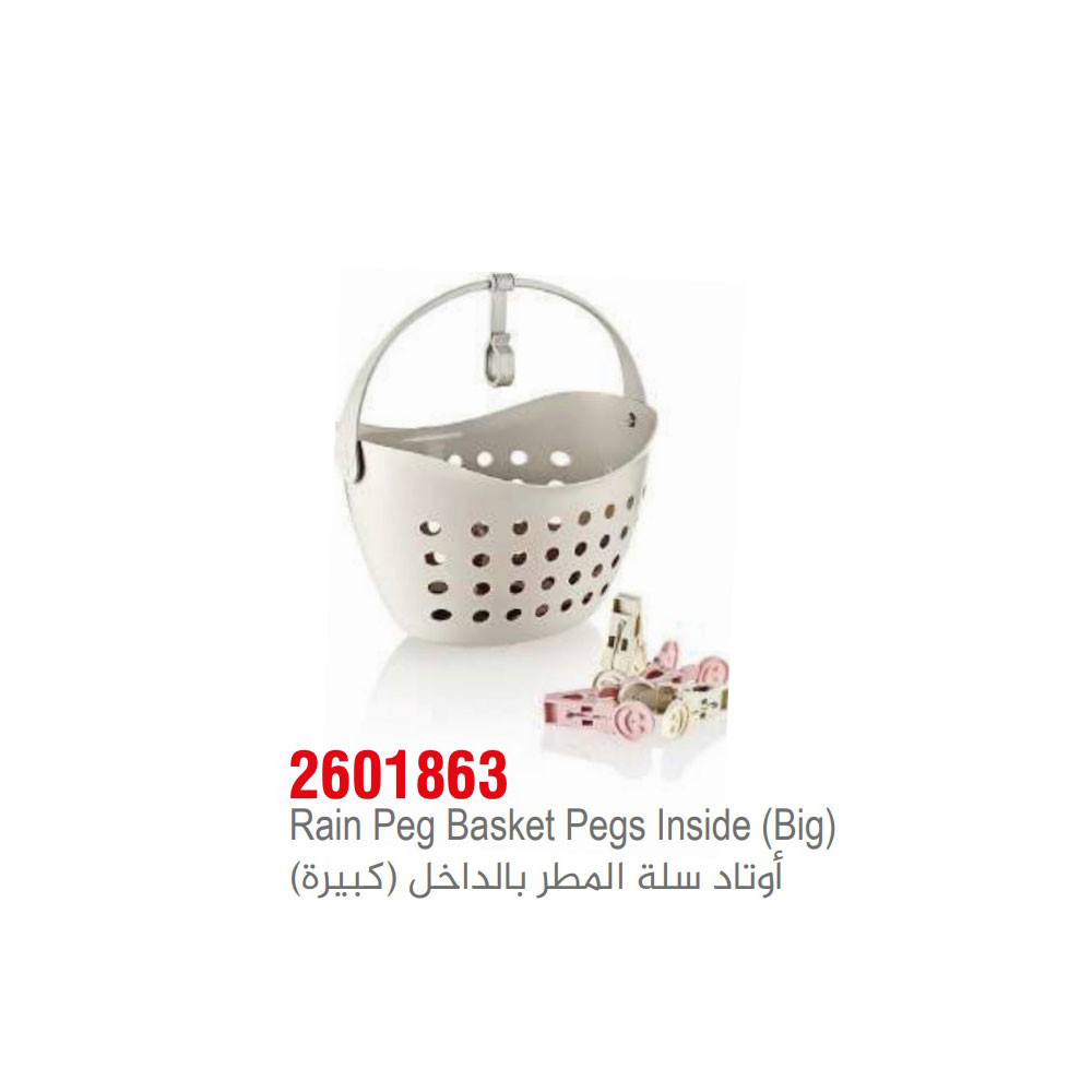 PROFF Rain peg basket pegs inside...