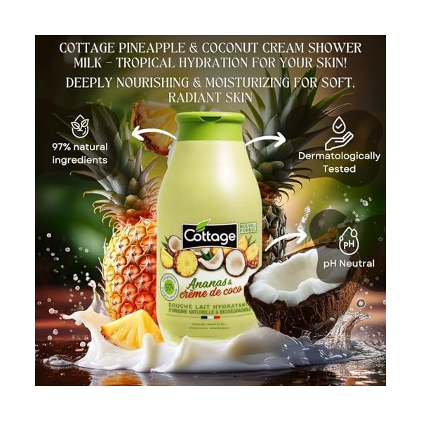 Gel Douche Lait Hydratant Cottage –...