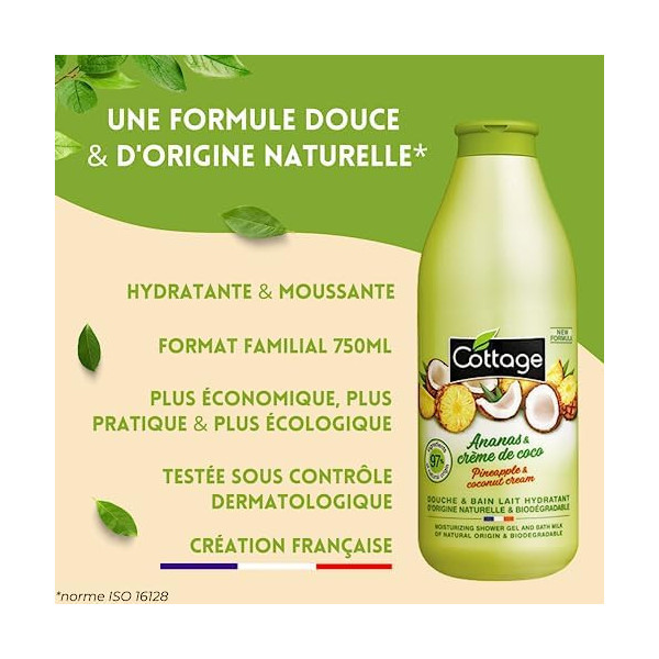 Gel Douche & Bain Lait Hydratant...