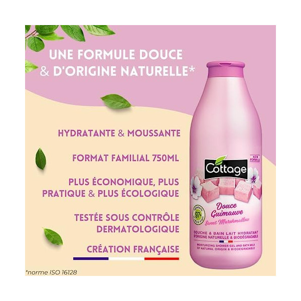 Gel Douche & Bain Lait Hydratant...