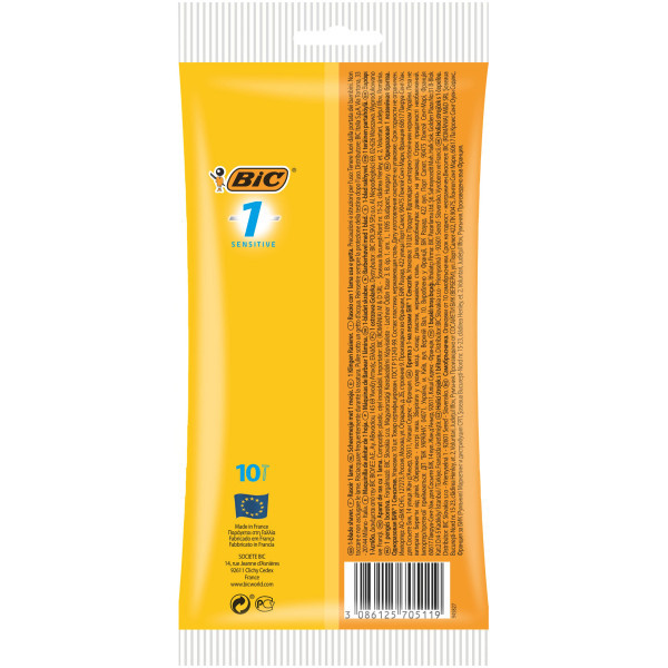 BIC1 Sensitive, Rasoir Jetable pour...