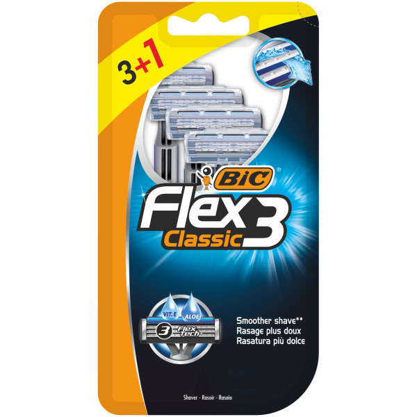 BIC Flex3 Classic Rasoirs Homme Trois...