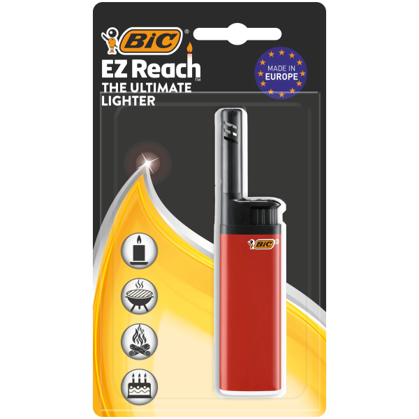 BIC EZ Reach Briquet Multi-Usages - Pack de 1, Couleur Assortie