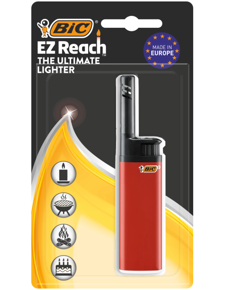 BIC EZ Reach Briquet Multi-Usages - Pack de 1, Couleur Assortie