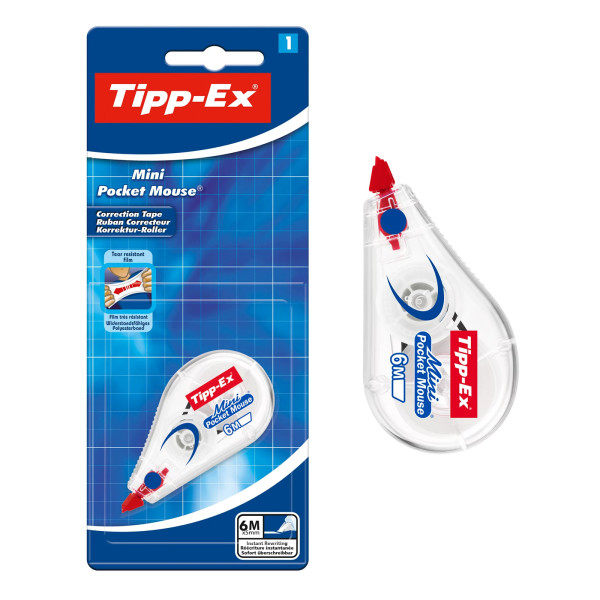 Tipp-Ex Mini Pocket Mouse Ruban Correcteur - 6 m x 5 mm,... 2