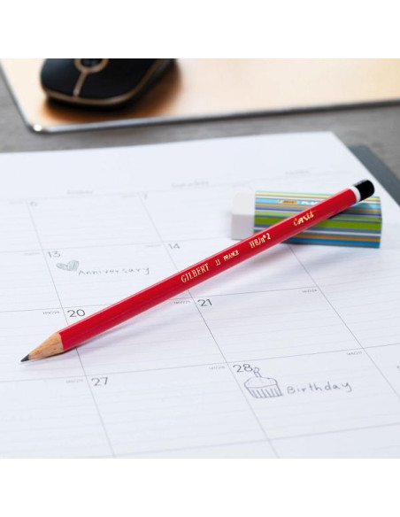 BIC Gilbert Crayons à Papier - HB, Boîte de 12