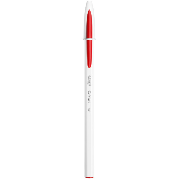 BIC Cristal Up Stylo-Bille Pointe Moyenne, Couleurs Assorties, Blister de 4 2