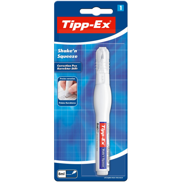 Tipp-Ex Shake'n Squeeze Stylo Correcteur - 8 ml, Blister... 2