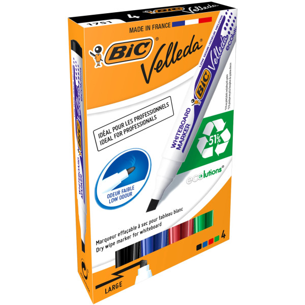 BIC Velleda 1751 ECOlutions Feutres pour Tableau Blanc... 2