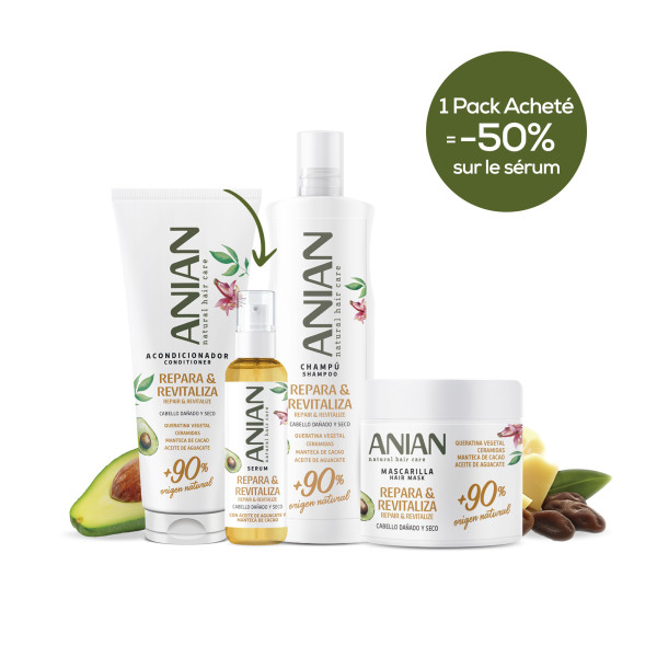 ANIAN Pack Répare & revitalise (Mask, Shampoing, Après...