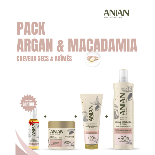 مجموعة ANIAN أرغان وماكاداميا + سيروم...