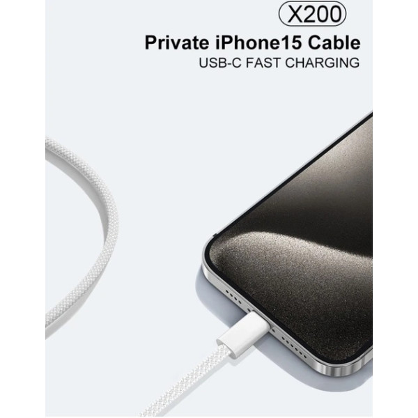 Cable de Charge Super Rapide Tressé...