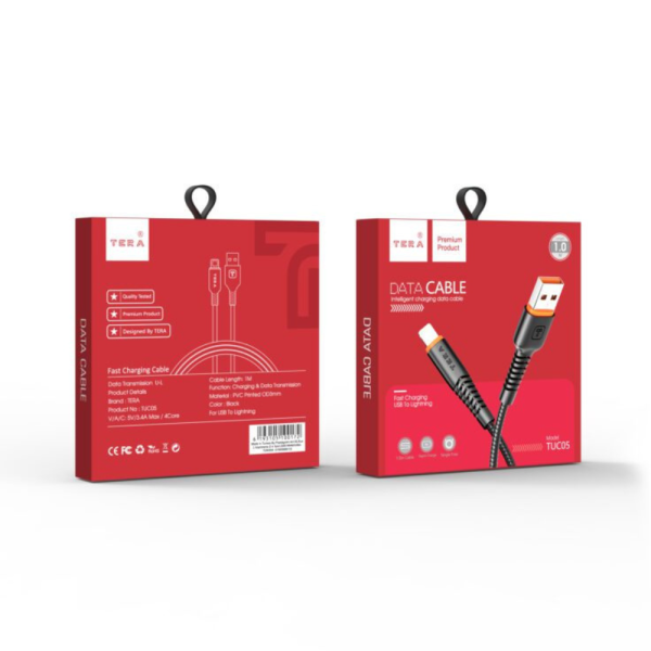 Cable Lightning Vers USB-A TERA Fast...