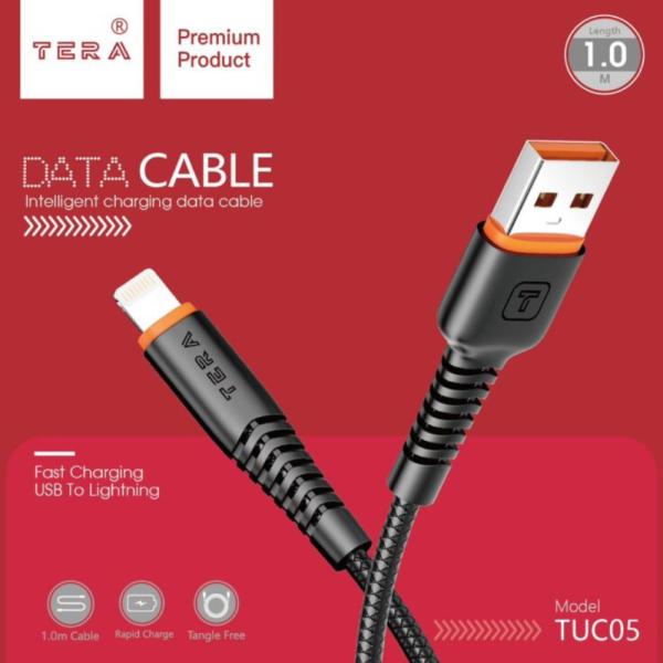 Cable Lightning Vers USB-A TERA Fast...