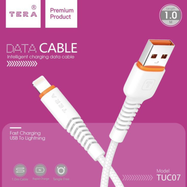 Cable Lightning Vers USB-A TERA Fast...