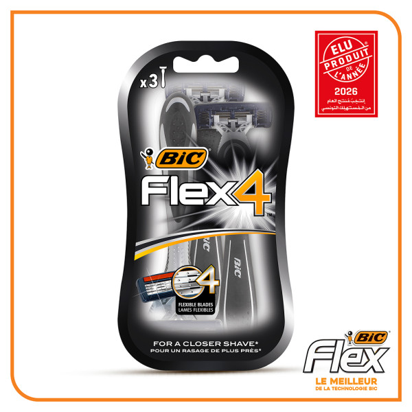 BIC Flex 4 Rasoirs 4 lames pour Homme...