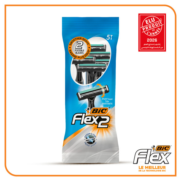 BIC Rasoir Flex 2 , 2 lames mobiles...