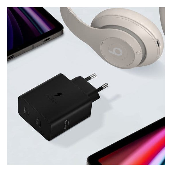 Chargeur Duo Ultra Rapide 50W PD3.0...