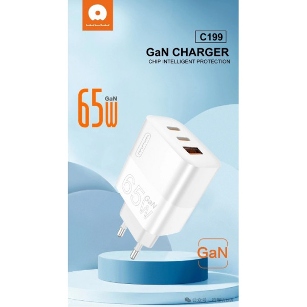Chargeur C199 Ultra Rapide 65W Gan Technologie avec 3... 2