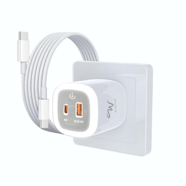 Chargeur Super Rapide PD25W + USB...