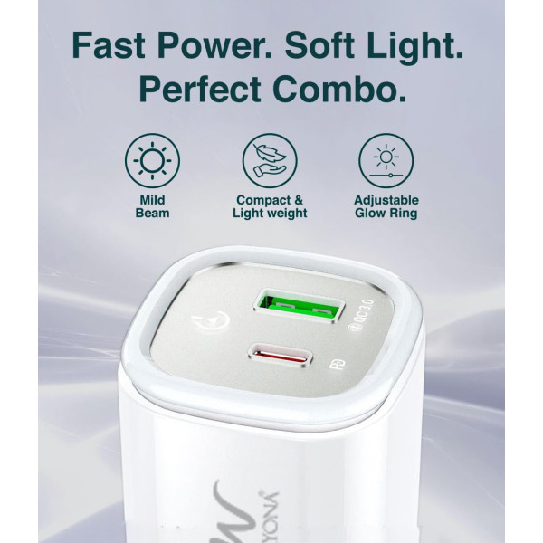 Chargeur Super Rapide PD25W + USB...