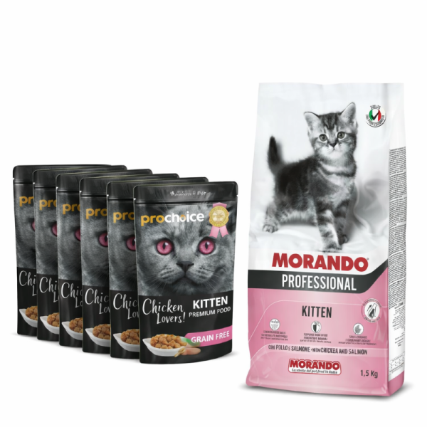 Pack nourriture  pour chaton 