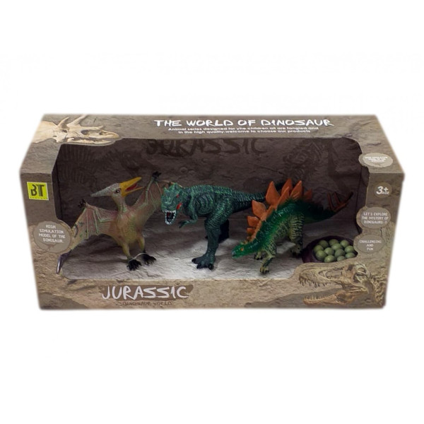 Ensemble de figurines de dinosaures  "The World of Dinosaur"