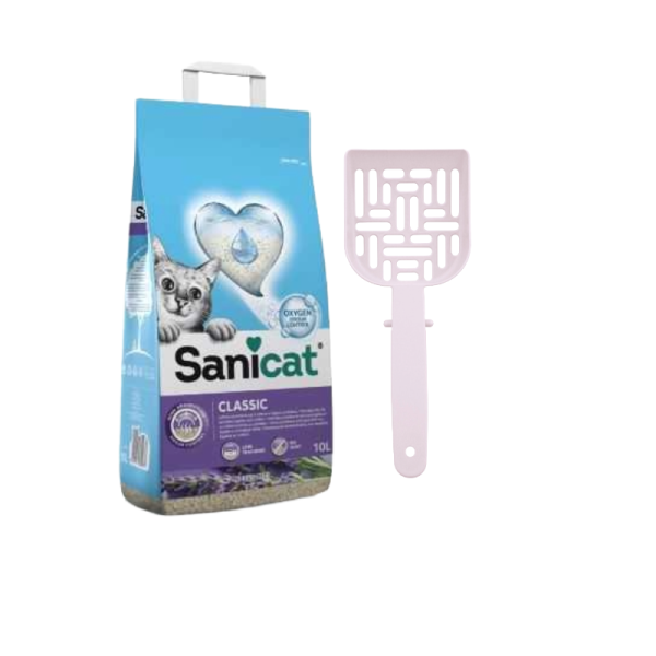 Pack pour chat : litière SANICAT...