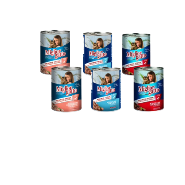 Pack de 6 Boites Miglior Gatto 400gr...