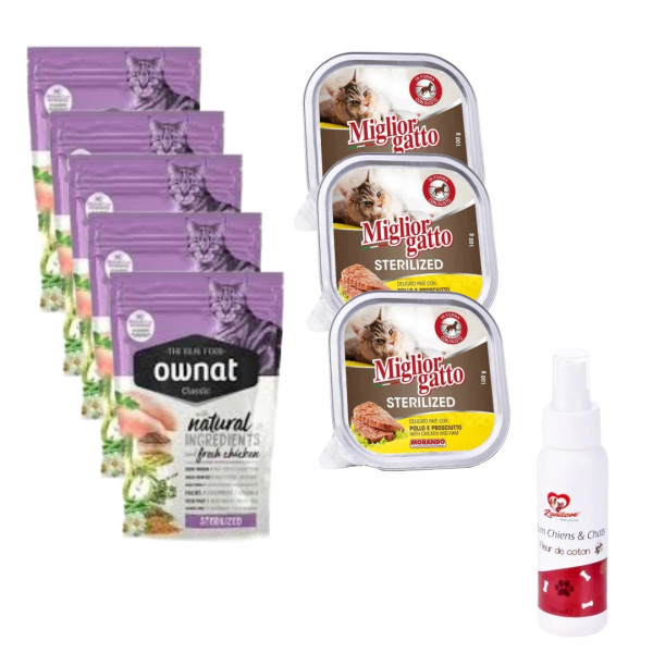 Pack pour chat stérilisé 