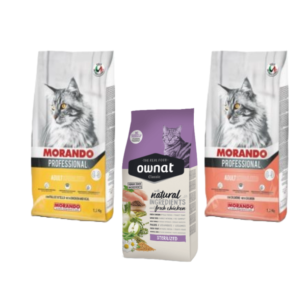 Lot De 3 Croquettes Pour Chat...