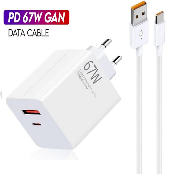 Chargeur Rapide PD67W GAN avec 2...