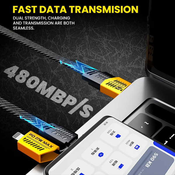 Cable de Charge et Data 4en1 Super...