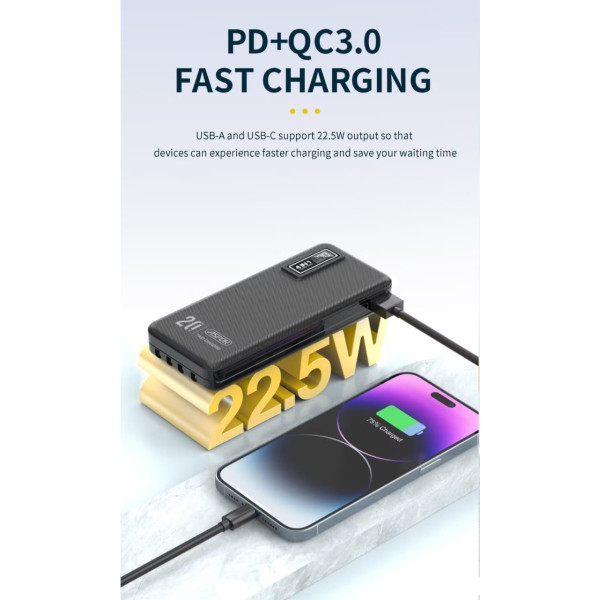 Power Bank ASPOR 20000mAh Ultra...