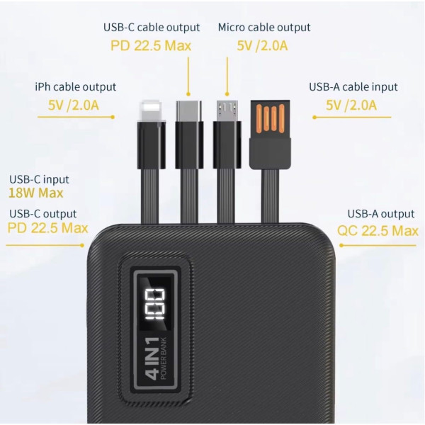 Power Bank ASPOR 20000mAh Ultra...