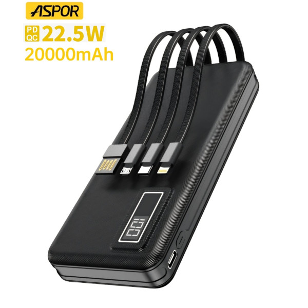 Power Bank ASPOR 20000mAh Ultra...