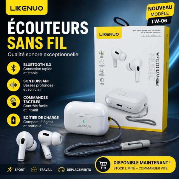 Ecouteur Sans Fil LIKENUO LW-06 