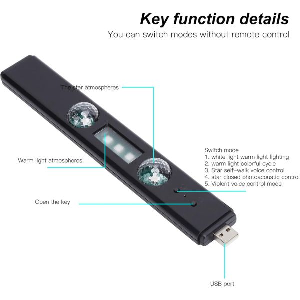 Ambient LED Light - D88S - with...